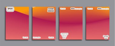 Yaratıcı renkli kapak. Kapak tasarımı.