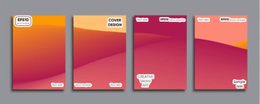 Yaratıcı renkli kapak. Kapak tasarımı.