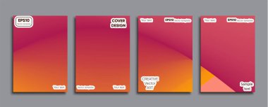 Yaratıcı renkli kapak. Kapak tasarımı.