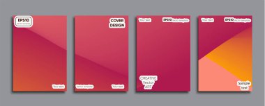 Yaratıcı renkli kapak. Kapak tasarımı.