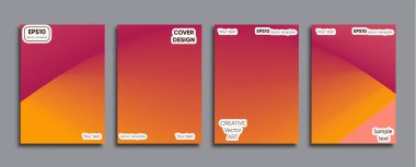 Yaratıcı renkli kapak. Kapak tasarımı.