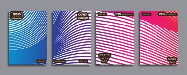 Yaratıcı renkli kapak. Kapak tasarımı.