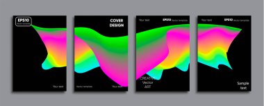 Yaratıcı renkli kapak. Kapak tasarımı.