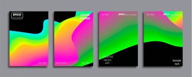 Yaratıcı renkli kapak. Kapak tasarımı.