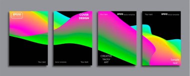 Yaratıcı renkli kapak. Kapak tasarımı.