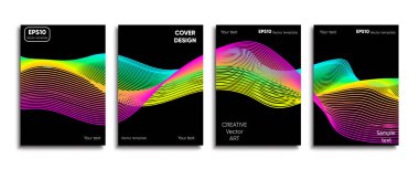 Yaratıcı renkli kapak. Kapak tasarımı.