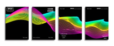 Yaratıcı renkli kapak. Kapak tasarımı.