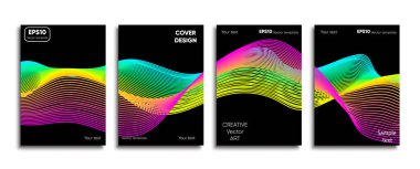 Yaratıcı renkli kapak. Kapak tasarımı.