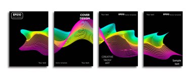 Yaratıcı renkli kapak. Kapak tasarımı.