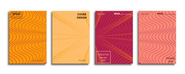 Yaratıcı renkli kapak. Kapak tasarımı.