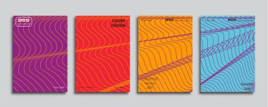 Yaratıcı renkli kapak. Kapak tasarımı.