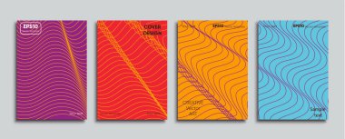 Yaratıcı renkli kapak. Kapak tasarımı.