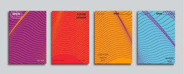 Yaratıcı renkli kapak. Kapak tasarımı.