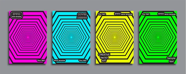 Yaratıcı renkli kapak. Kapak tasarımı.