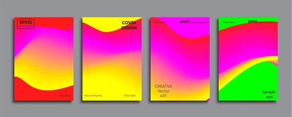 Creative Colored Cover Cover Design — Stock Vector
