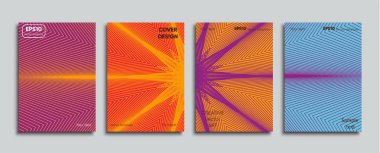 Yaratıcı renkli kapak. Kapak tasarımı.