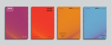 Yaratıcı renkli kapak. Kapak tasarımı.