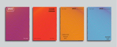 Yaratıcı renkli kapak. Kapak tasarımı.