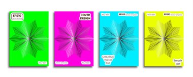 Yaratıcı renkli kapak. Kapak tasarımı.