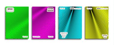 Yaratıcı renkli kapak. Kapak tasarımı.