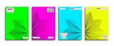 Yaratıcı renkli kapak. Kapak tasarımı.