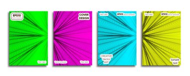 Yaratıcı renkli kapak. Kapak tasarımı.