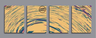 Yaratıcı renkli kapak. Kapak tasarımı.