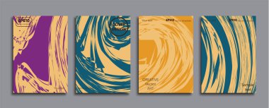 Yaratıcı renkli kapak. Kapak tasarımı.