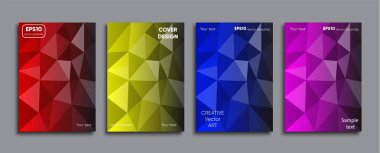 Yaratıcı renkli kapak. Kapak tasarımı.