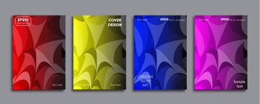 Yaratıcı renkli kapak. Kapak tasarımı.