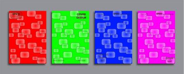 Yaratıcı renkli kapak. Kapak tasarımı.