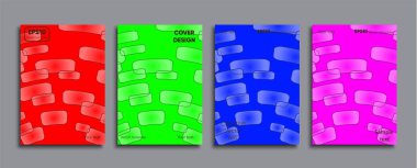 Yaratıcı renkli kapak. Kapak tasarımı.