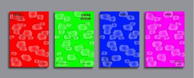 Yaratıcı renkli kapak. Kapak tasarımı.