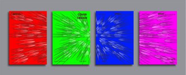 Yaratıcı renkli kapak. Kapak tasarımı.