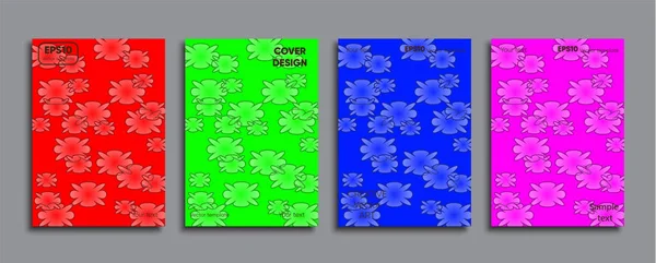 Yaratıcı renkli kapak. Kapak tasarımı.