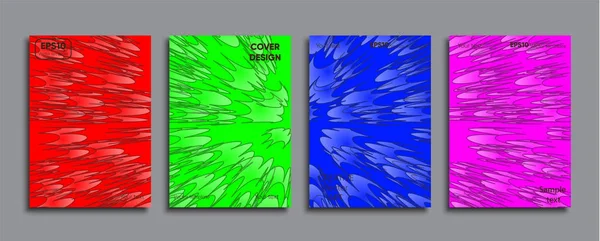 Yaratıcı renkli kapak. Kapak tasarımı.