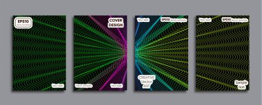 Yaratıcı renkli kapak. Kapak tasarımı.