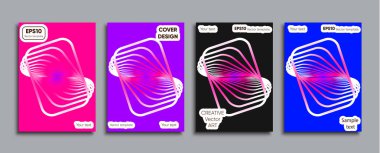 Yaratıcı renkli kapak. Kapak tasarımı.