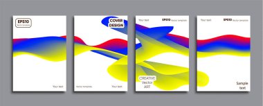 Yaratıcı renkli kapak. Kapak tasarımı.