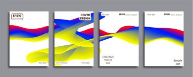 Yaratıcı renkli kapak. Kapak tasarımı.