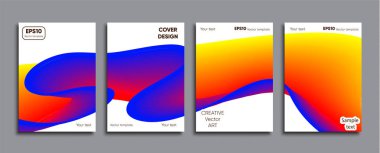 Yaratıcı renkli kapak. Kapak tasarımı.