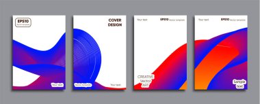 Yaratıcı renkli kapak. Kapak tasarımı.