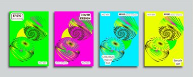 Yaratıcı renkli kapak. Kapak tasarımı.