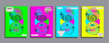 Yaratıcı renkli kapak. Kapak tasarımı.