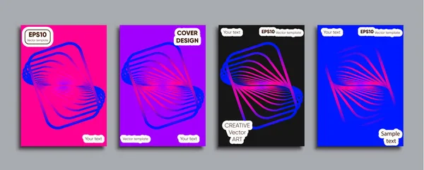 Kreativer Farbiger Einband Cover Design — Stockvektor