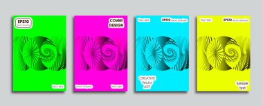 Yaratıcı renkli kapak. Kapak tasarımı.