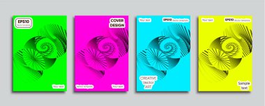 Yaratıcı renkli kapak. Kapak tasarımı.