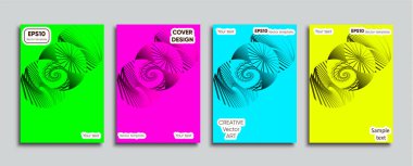 Yaratıcı renkli kapak. Kapak tasarımı.