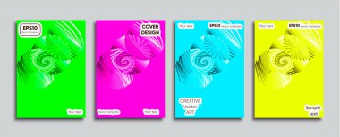 Yaratıcı renkli kapak. Kapak tasarımı.