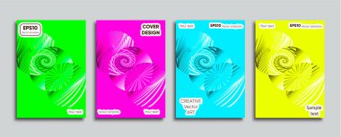 Yaratıcı renkli kapak. Kapak tasarımı.